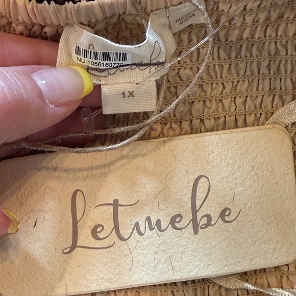 New! Anthropologie LetMeBe Palm Printed One Shoulder Maxi Dress 45476 - Picture 10 of 13